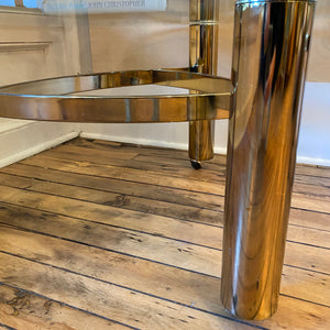 Gold & Glass Table