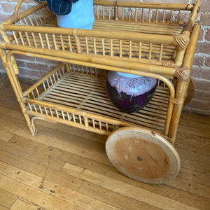 Bamboo Bar Cart