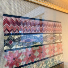 Load image into Gallery viewer, Framed Vintage Embroidery Art

