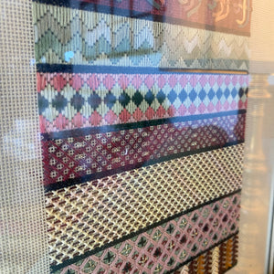 Framed Vintage Embroidery Art