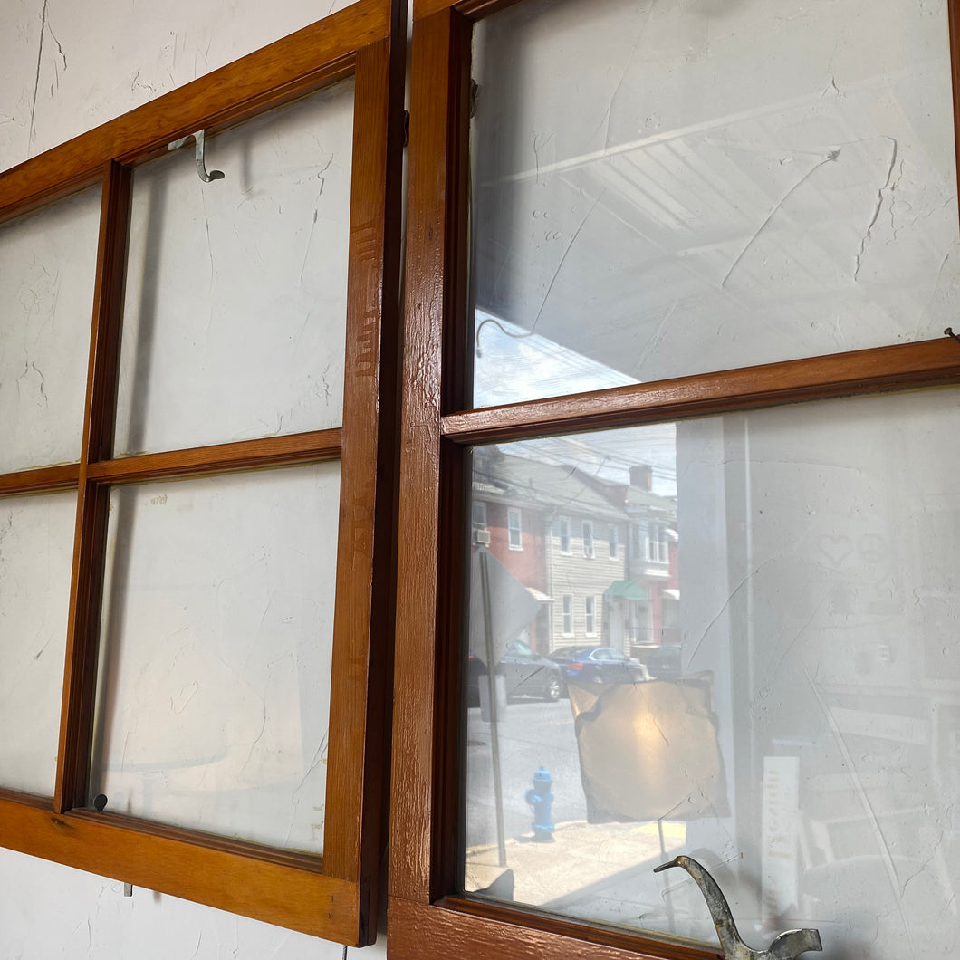Old Wooden Window Set