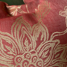 Load image into Gallery viewer, Pink &amp; Gold Floral Pillow Set
