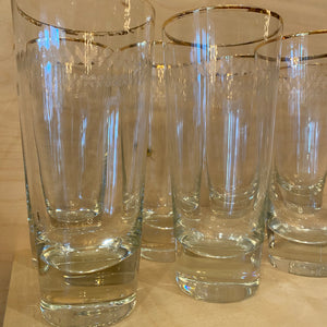 Vintage Drinking Glass Set