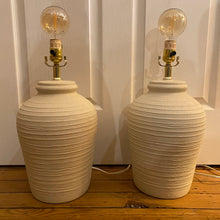 Load image into Gallery viewer, Post Modern Cream Lamp Set
