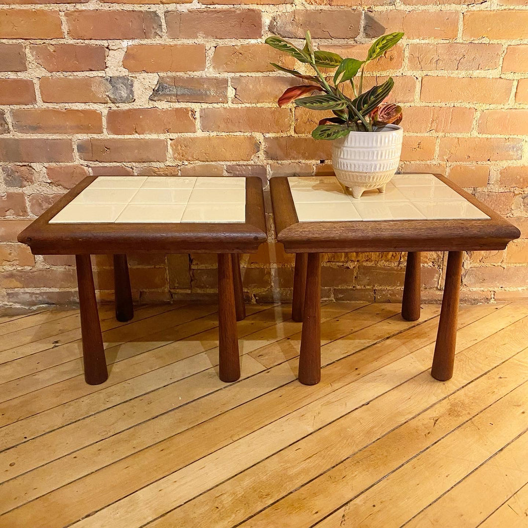 Mid Century Tiled Stands