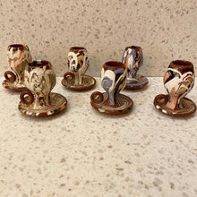 Load image into Gallery viewer, Pottery Swirl Candle Holder
