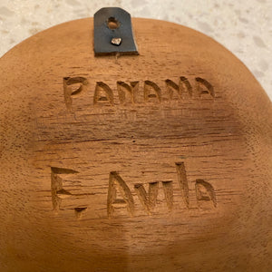 Carved Wooden Plate
