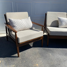 Load image into Gallery viewer, Mid Century Settee &amp; Chair Set
