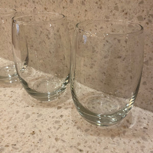 Glass Drinking Tumbler Set