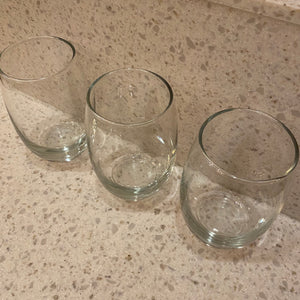 Glass Drinking Tumbler Set
