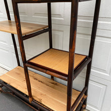 Load image into Gallery viewer, Bamboo &amp; Oak Shelving Unit
