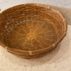 Large Round Basket Bowl