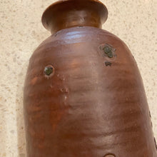 Load image into Gallery viewer, Rust Colored Pottery Vase
