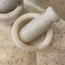 Load image into Gallery viewer, Marble Mortar &amp; Pestle
