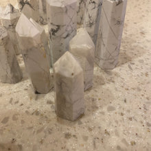Load image into Gallery viewer, White Howlite Obelisk
