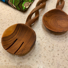 Load image into Gallery viewer, Carved Wooden Utensil Set

