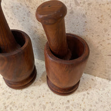 Load image into Gallery viewer, Wooden Mortar &amp; Pestle
